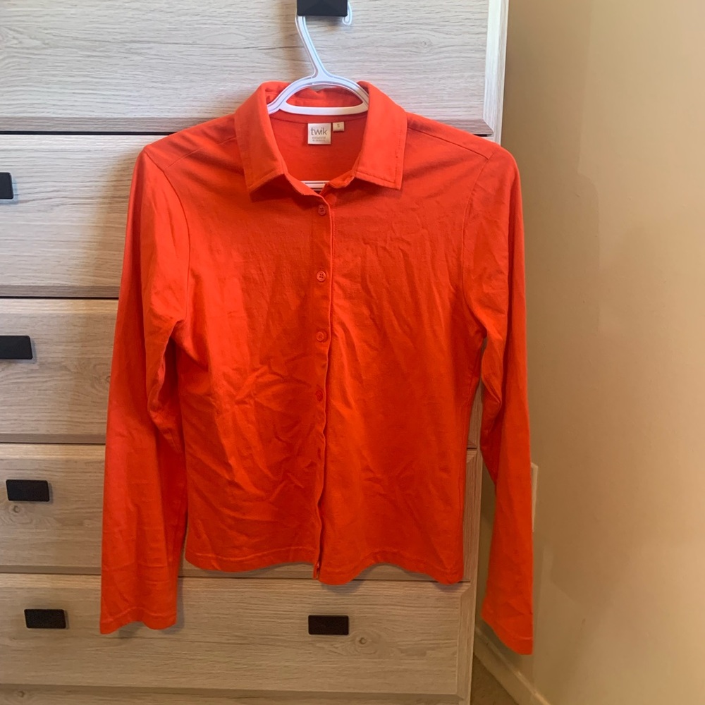 Simons Twik Vibrant Orange Top